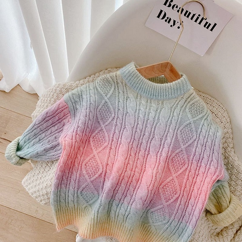 Tie-Dye Rainbow Pullover