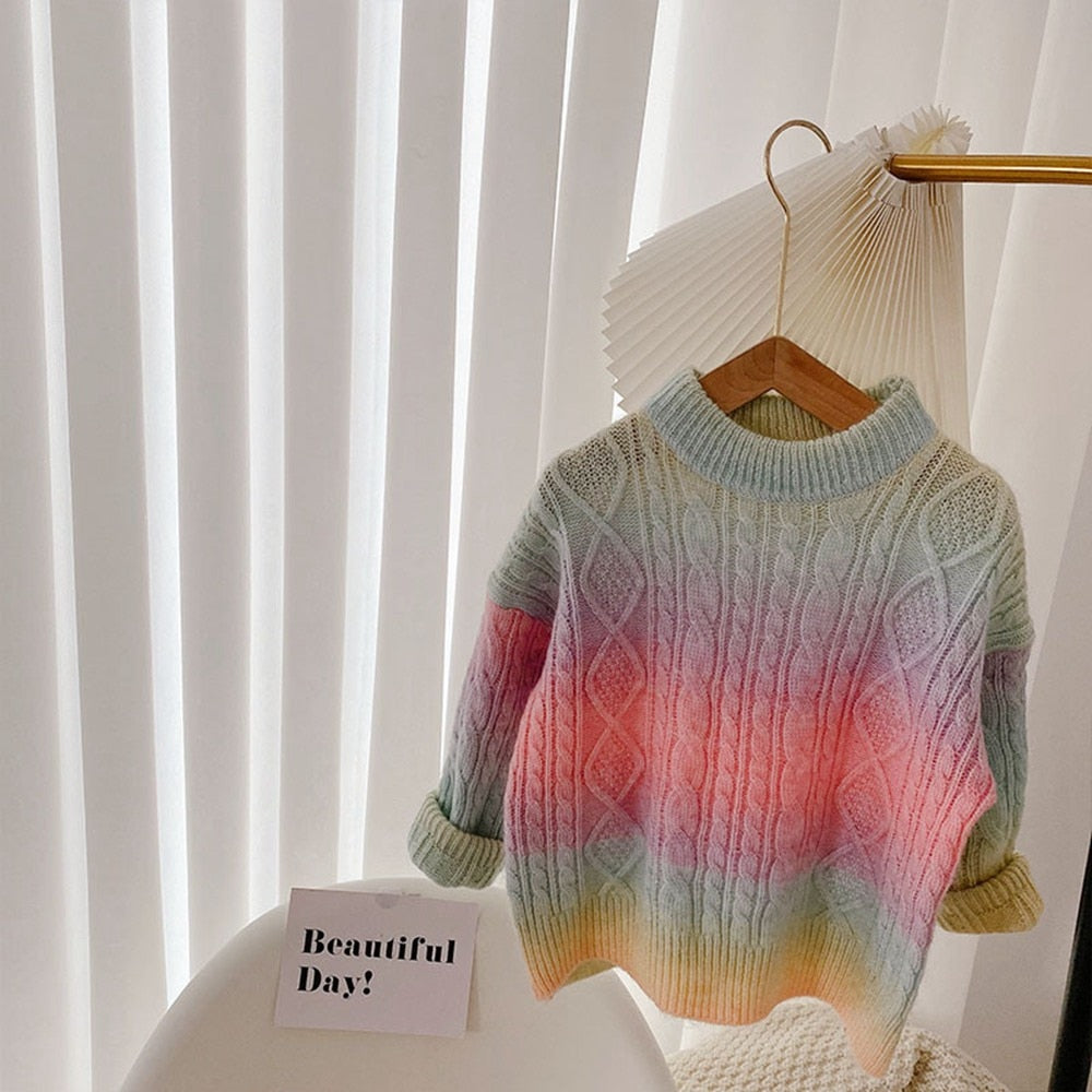 Tie-Dye Rainbow Pullover