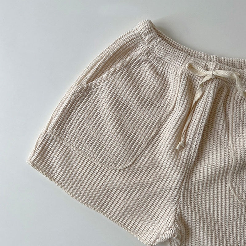 Soft Pullover Short Set