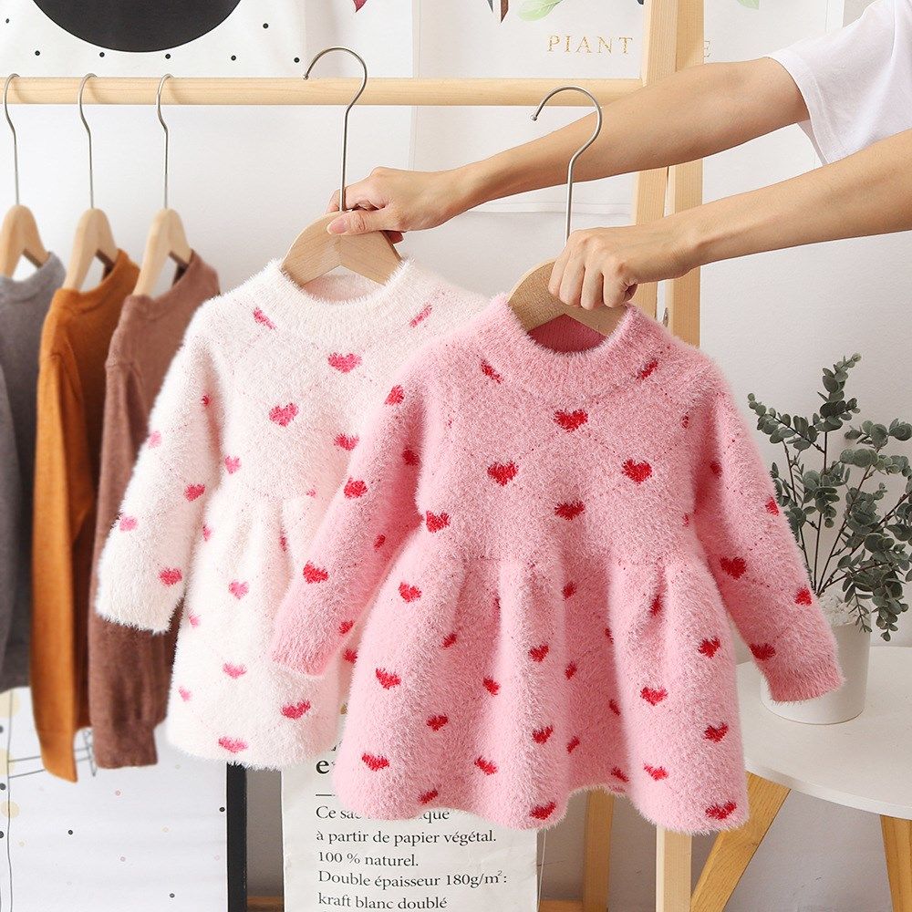 Fleece Sweater Princess Dress