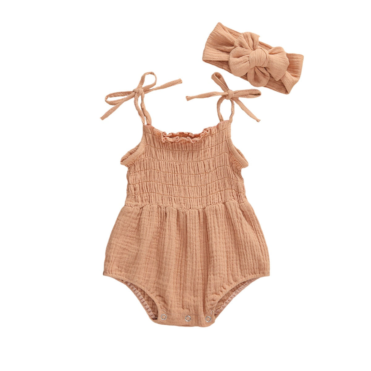 Linen Romper Set