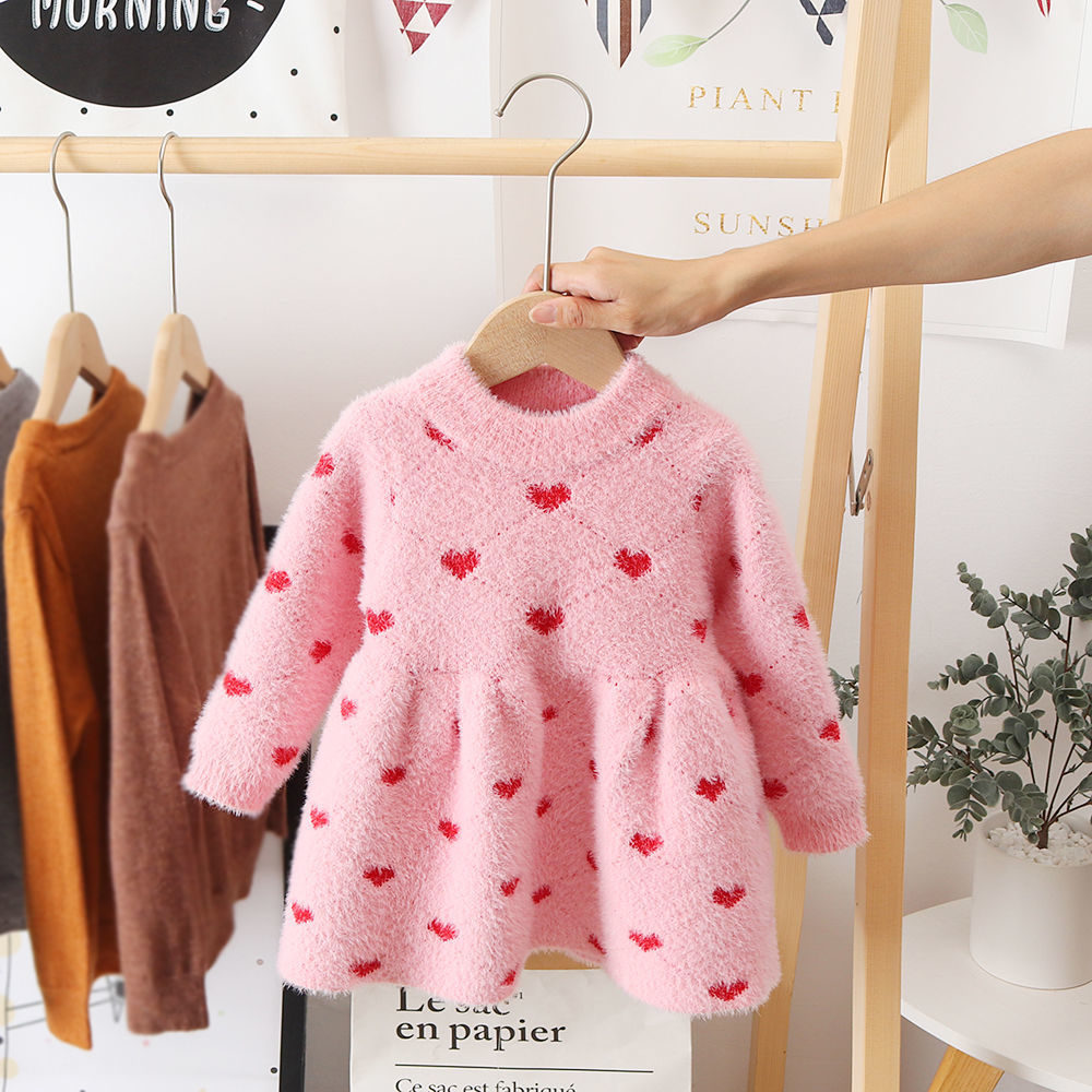 Fleece Sweater Princess Dress