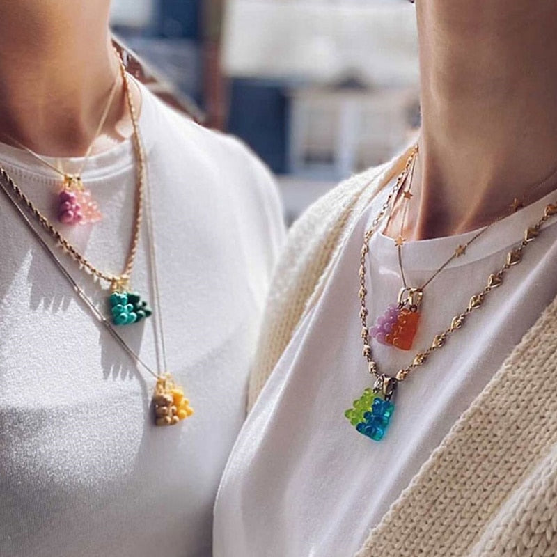 Bear Charm Necklace