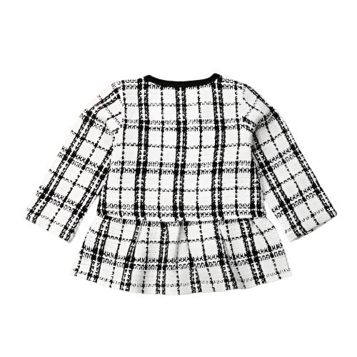 Plaid Jacket Set