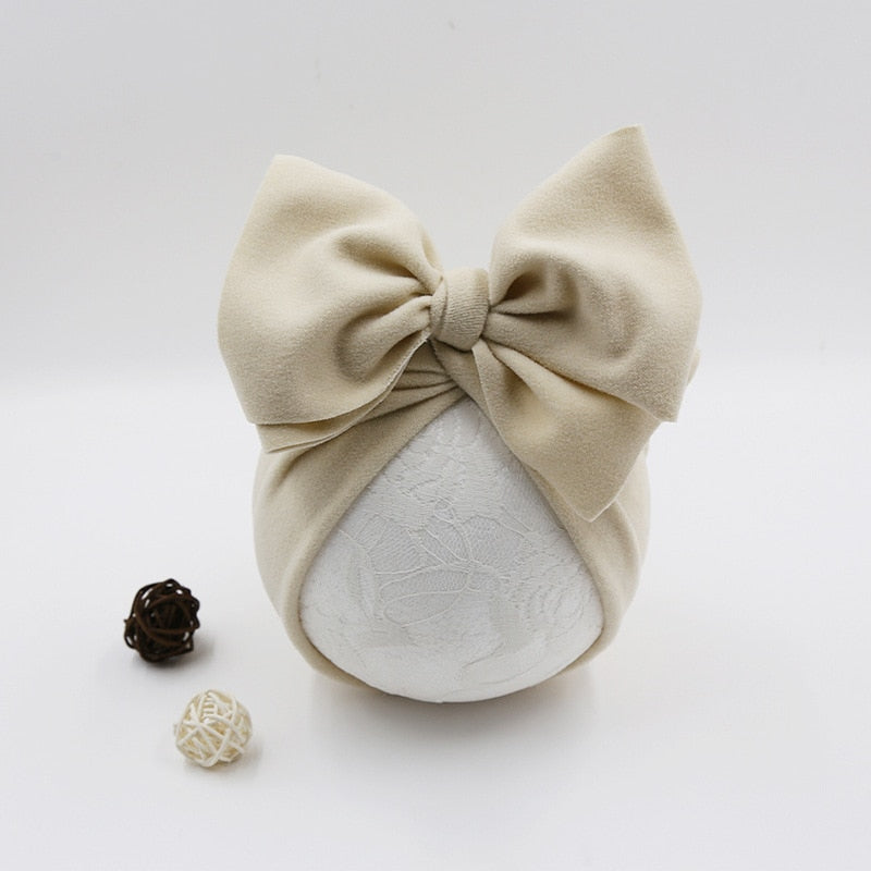 Soft Bow Baby Headwrap
