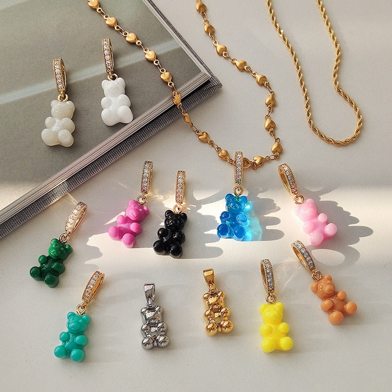 Bear Charm Necklace
