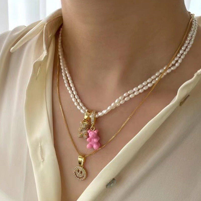 Bear Charm Necklace