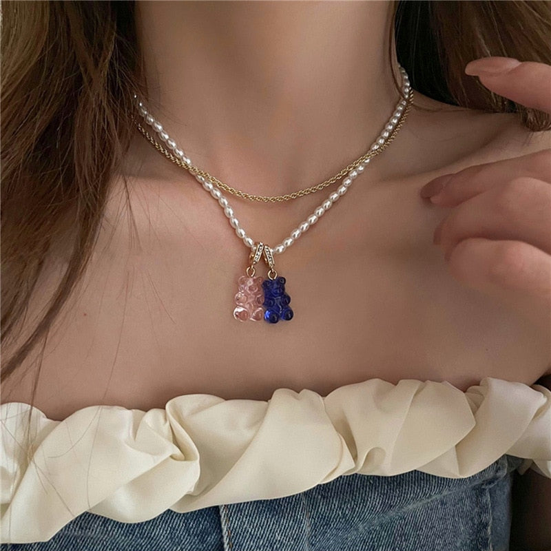 Bear Charm Necklace