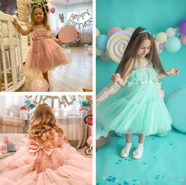 Mesh Birthday Tulle Dress