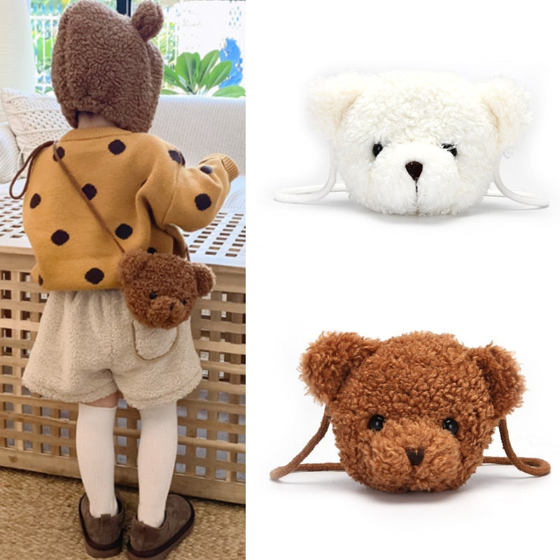Bear Plush Shoulder Bag