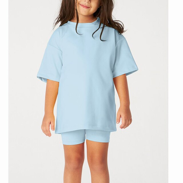 Girls Biker Short Set