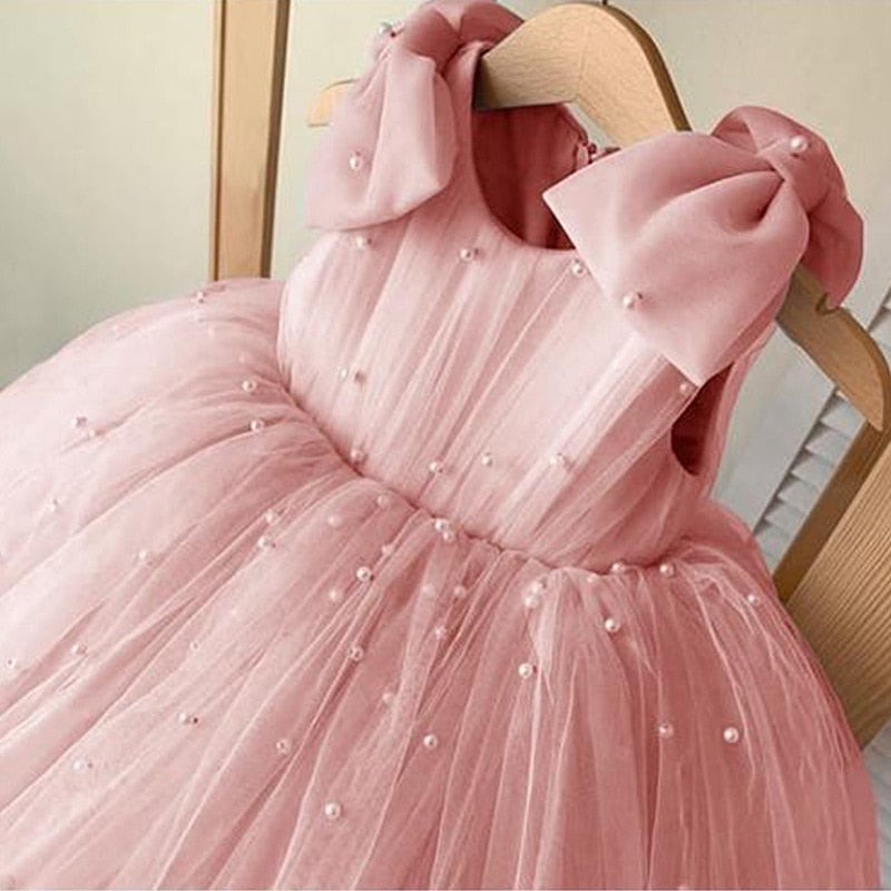 Pearled Princess Sleeveless Dress