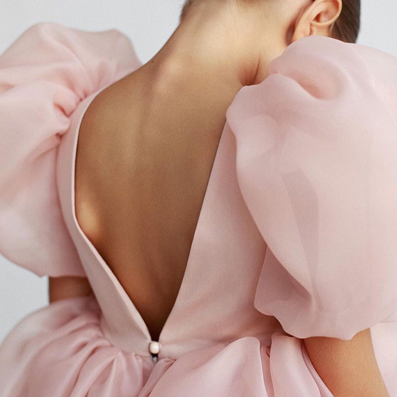 Puff Sleeve Party Dress