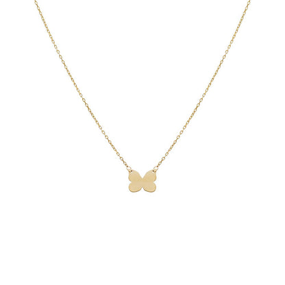 Butterfly Pendant Necklace 14K By Adina Eden