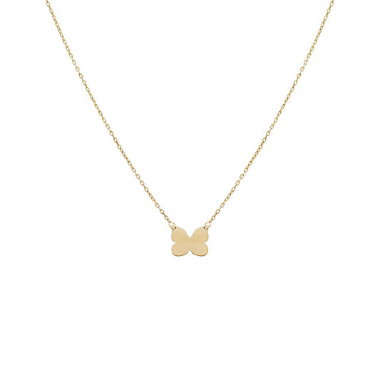 Butterfly Pendant Necklace 14K By Adina Eden