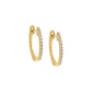 Diamond Huggie Earring 14K By Adina Eden