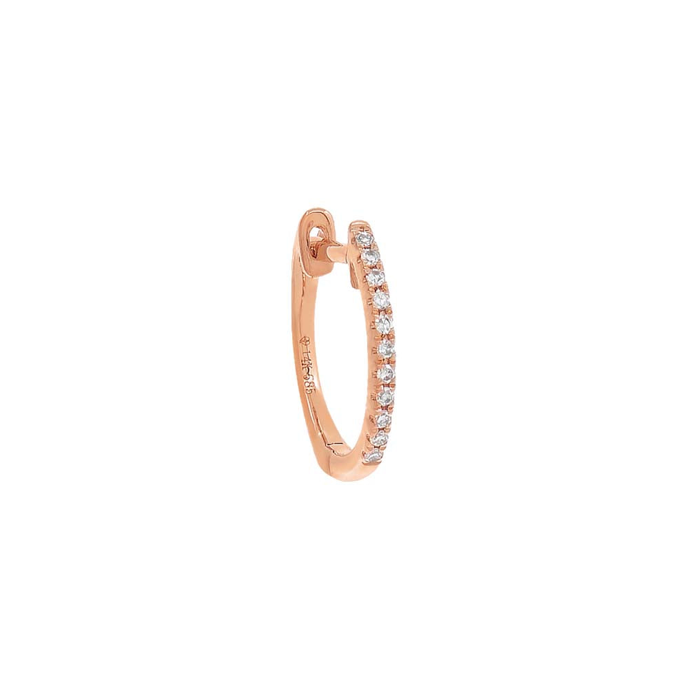 Diamond Huggie Earring 14K By Adina Eden