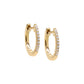 Diamond Huggie Earring 14K By Adina Eden