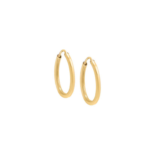 Thin Endless Hoop Earring By Adina Eden