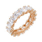 Princess Cut Eternity Band