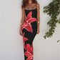 Floral Print Long Dress