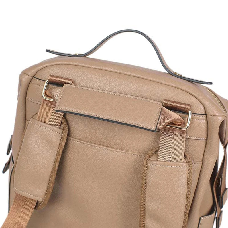 Multifunction Leather Diaper Bag