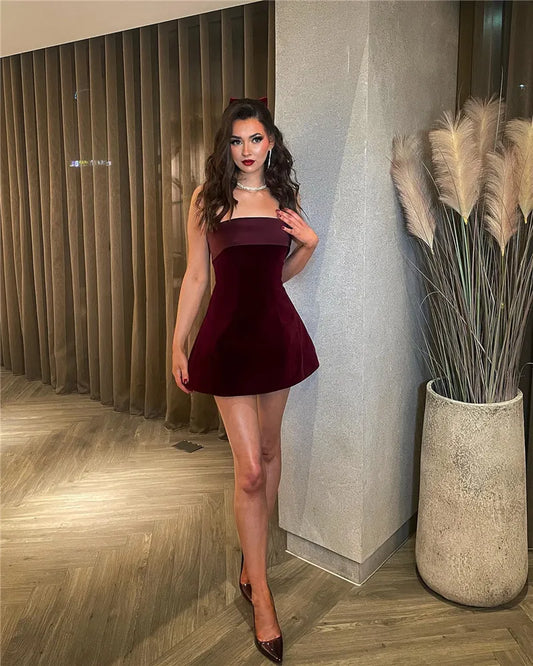 Strapless Sexy Mini Dress