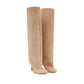 Round Toe High Heel Boots