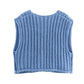 Cable Knit Vest Sweater