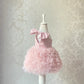 Off Shoulder Bow Layered Tutu Dress