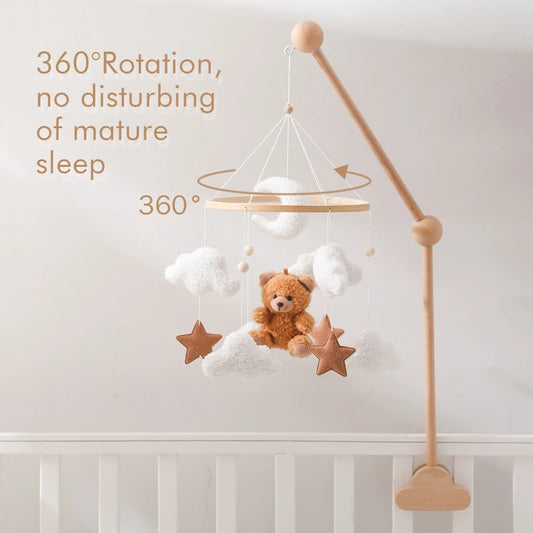 Wooden Baby Crib Mobile