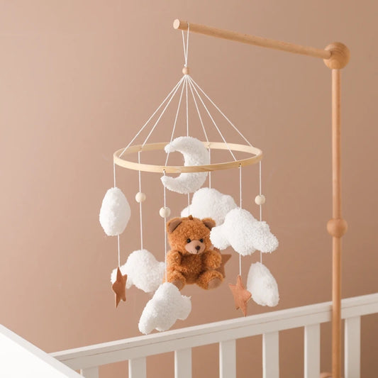 Wooden Baby Crib Mobile