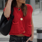 Cable Knit Vest Sweater