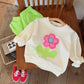 Floral Sweatshirt Set