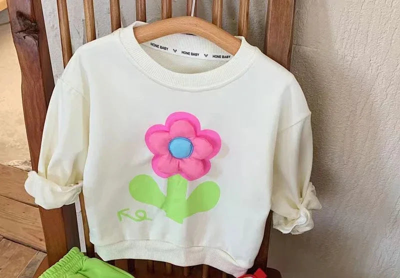 Floral Sweatshirt Set