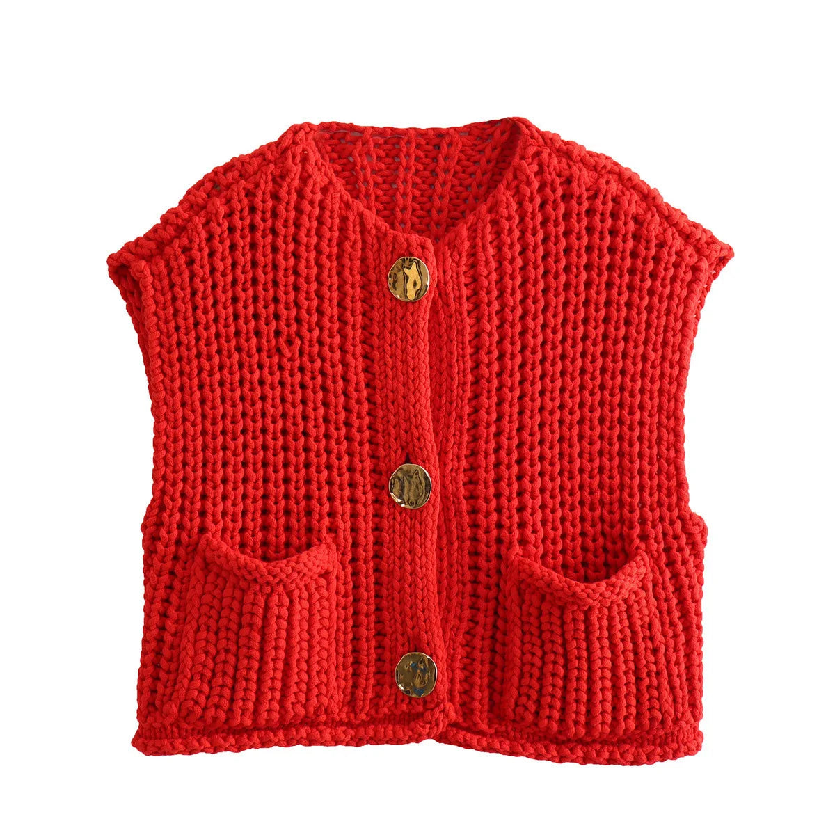 Cable Knit Vest Sweater