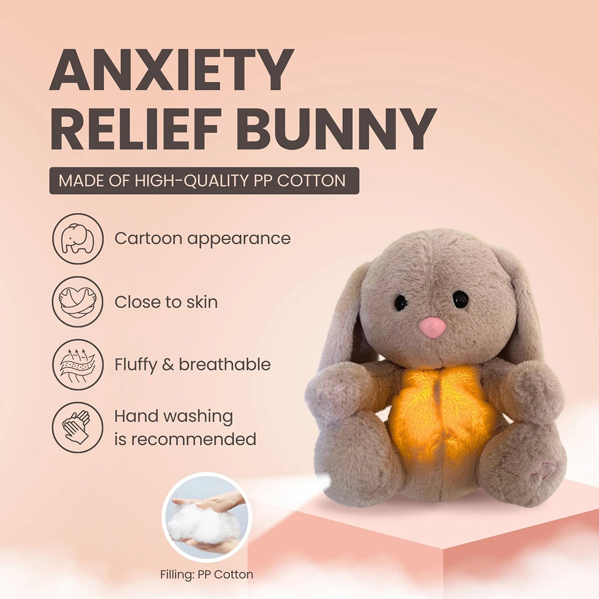 Breathing Stuffed Plush