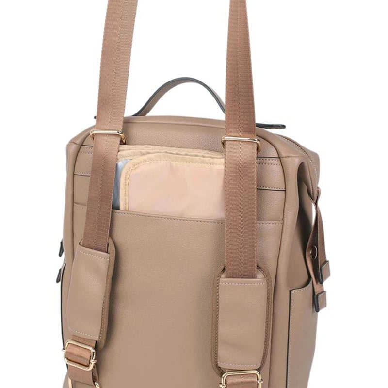 Multifunction Leather Diaper Bag