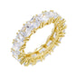 Princess Cut Eternity Band