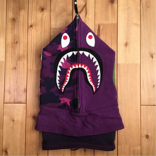 BAPE 1st Camo Shark Hoodie Mask