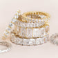 Princess Cut Eternity Band