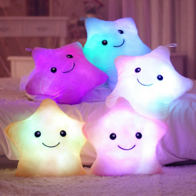 Glowing Star Pillow