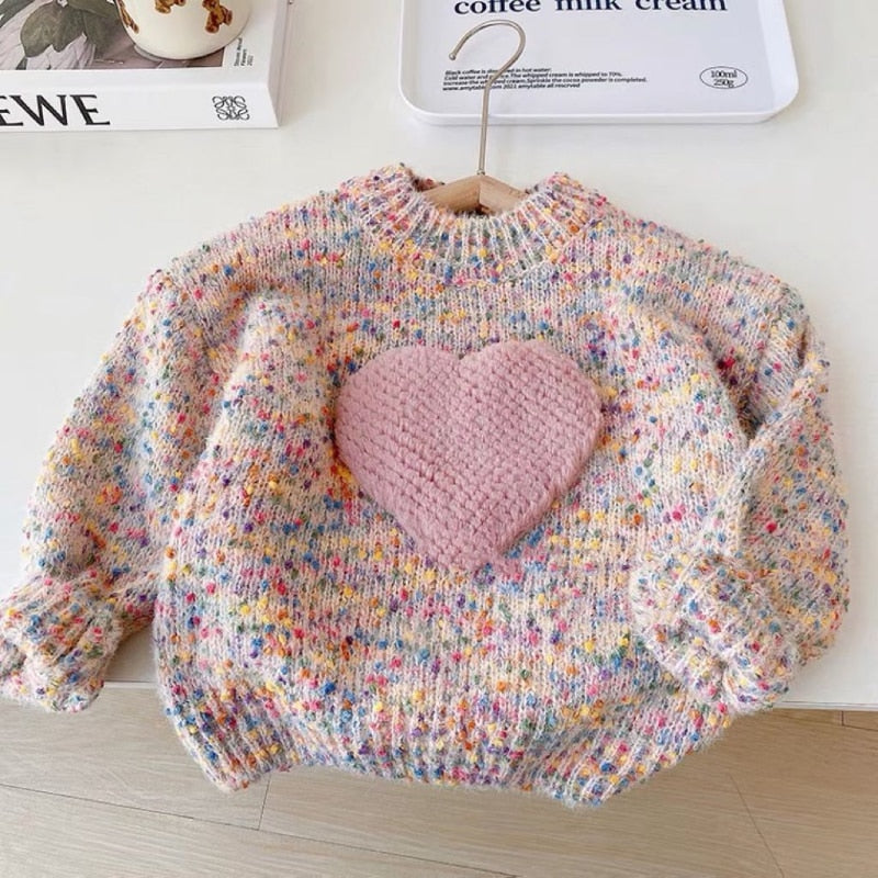 Honey Colorful Knitted Sweater