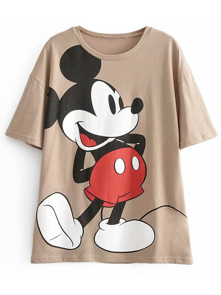 Disney Mickey Mouse Cartoon Print Tee