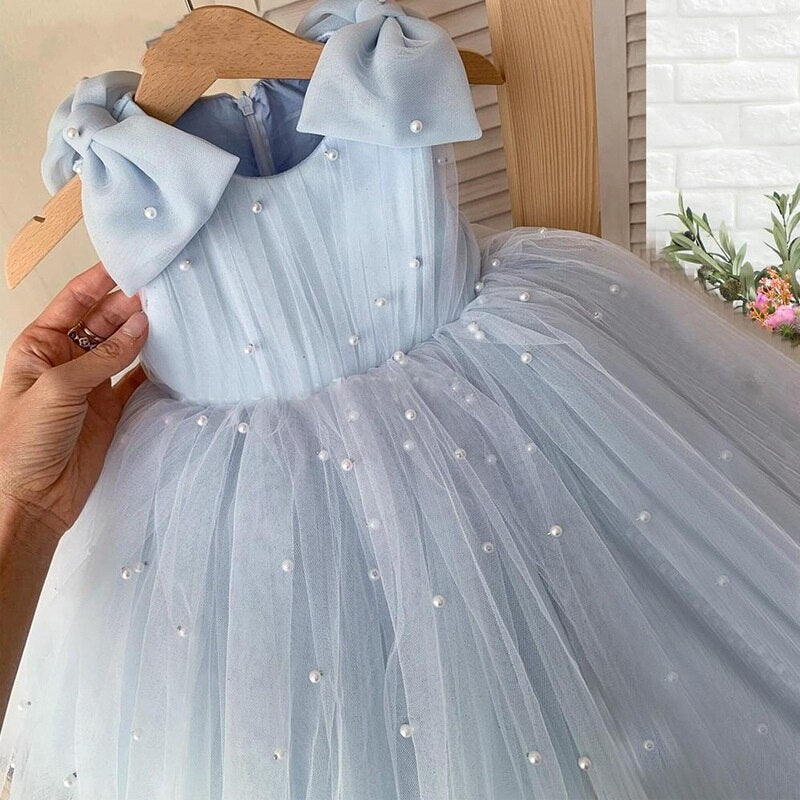Pearled Princess Sleeveless Dress